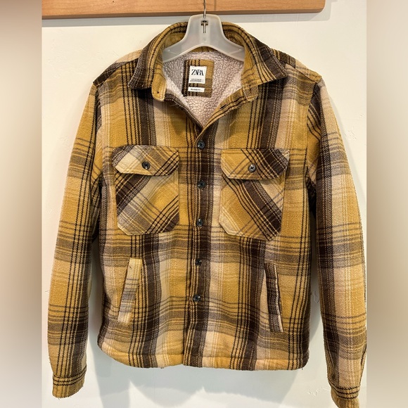 Zara fleece lined jacket, unisex, size S - Picture 2 of 5